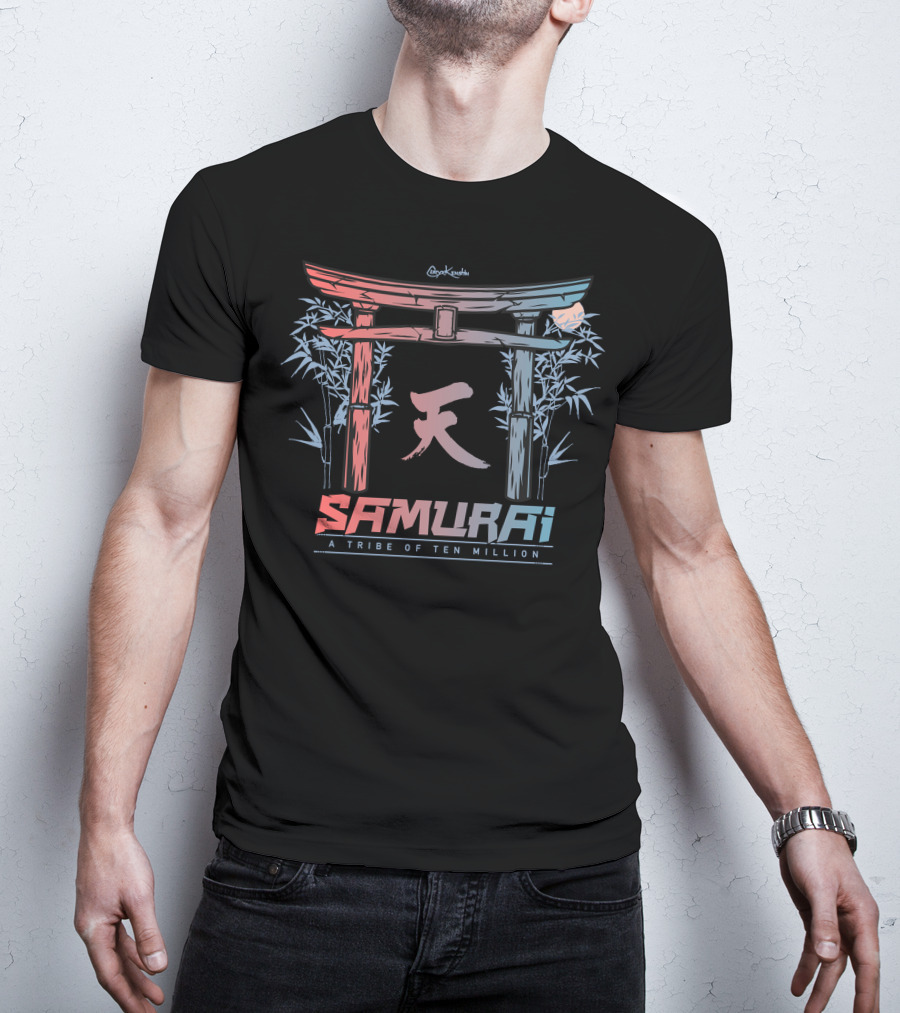 CoryxKenshin Samurai A Tribe Of Ten Million T-Shirt