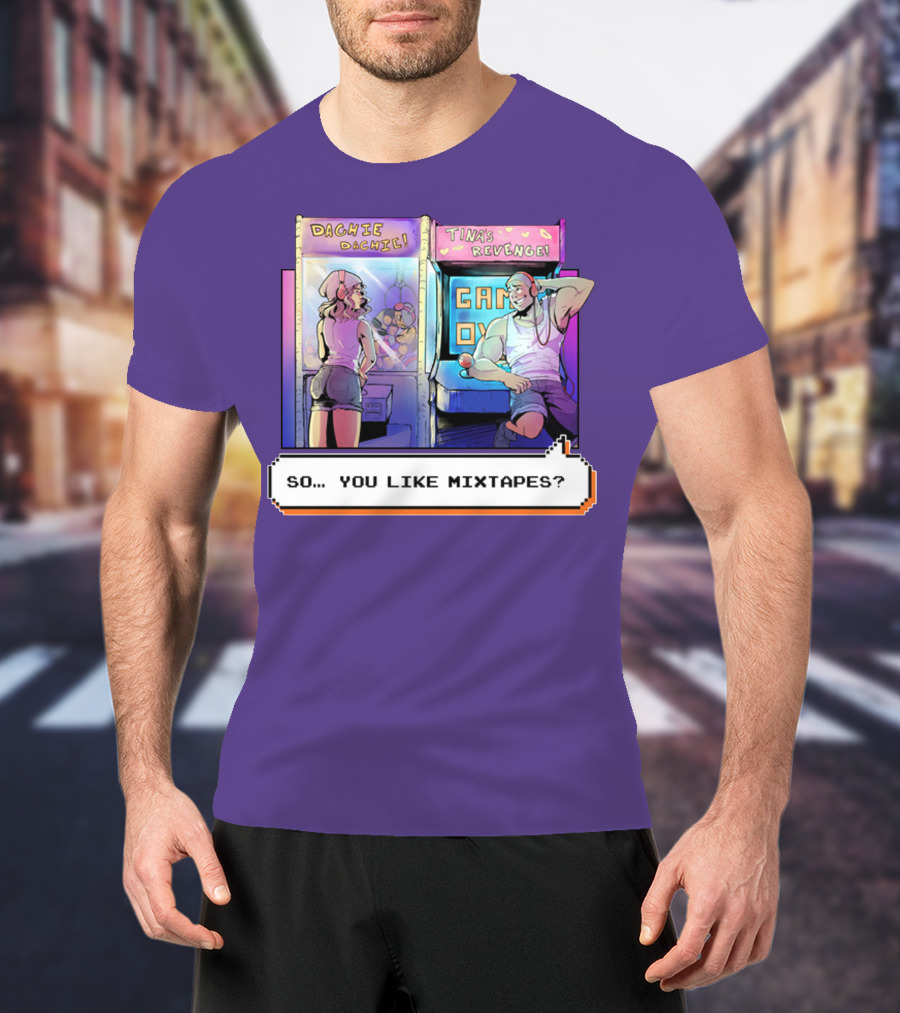 Dachie Dachie Tini's Revenge So You Like Mixtapes Arcade T-Shirt