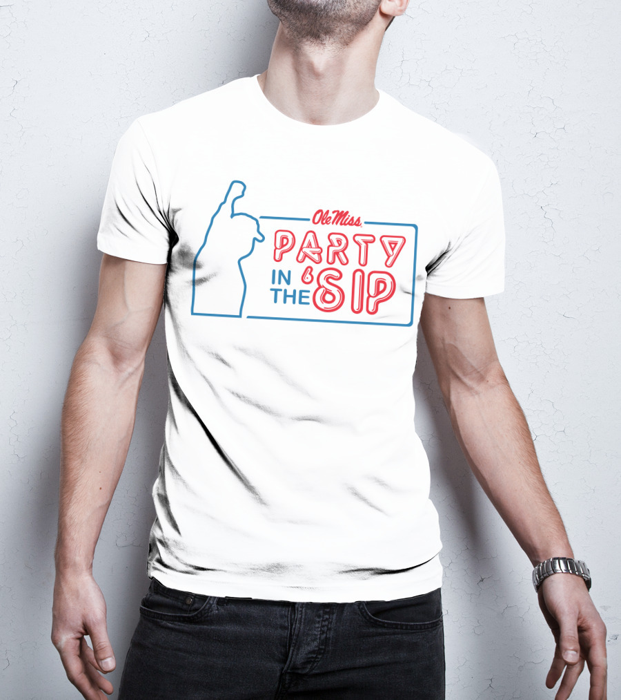 Ole Miss Party In The 'Sip Sports T-Shirt