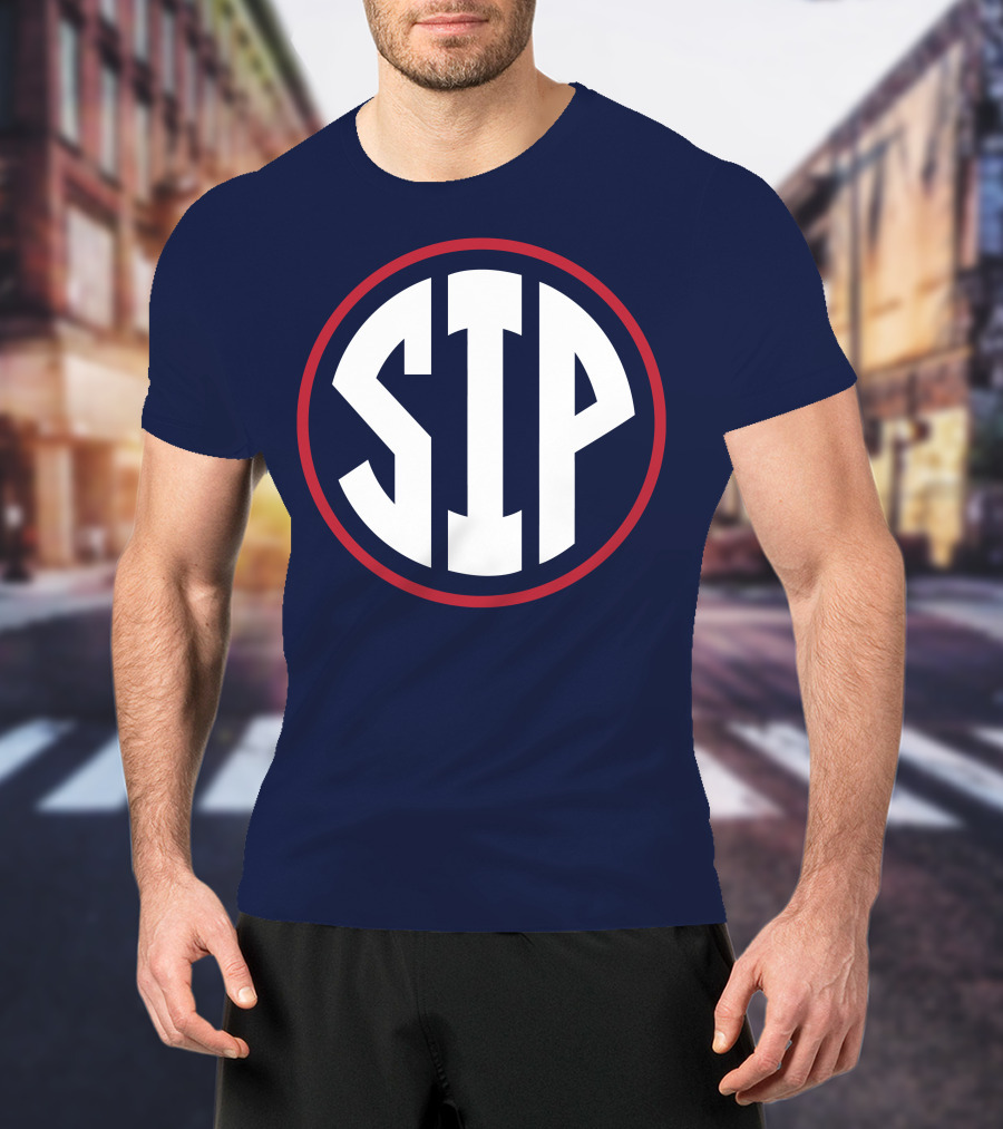 Ole Miss SIP Circle SEC-Inspired T-Shirt