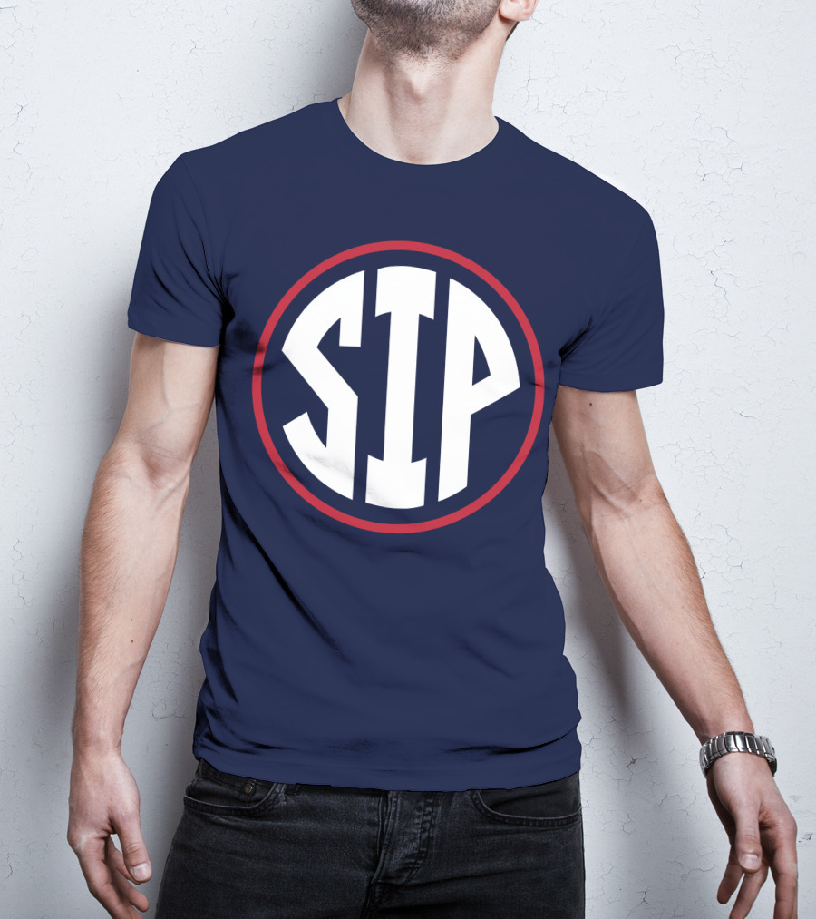 Ole Miss SIP Circle SEC-Inspired T-Shirt