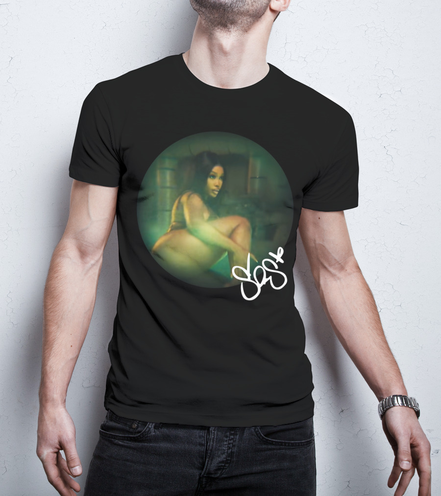 SZA SOS Rounded Dark T-Shirt