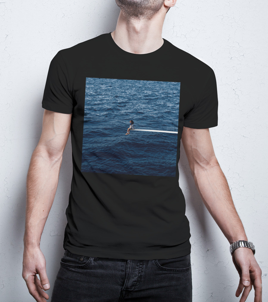 SZA SOS Album Cover Sitting On Diving Board Over Ocean T-Shirt