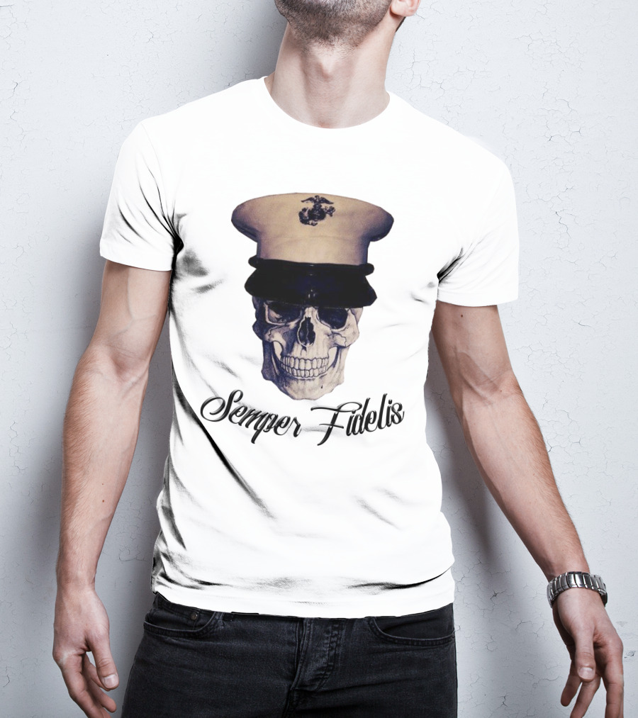 Semper Fidelis Skull Marine Corps T-Shirt