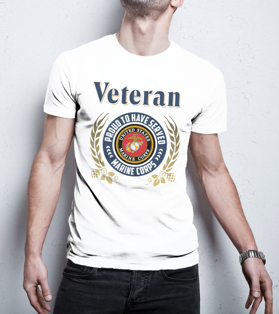 Veteran Proud To Have Served United States Marine Corps T-Shirt