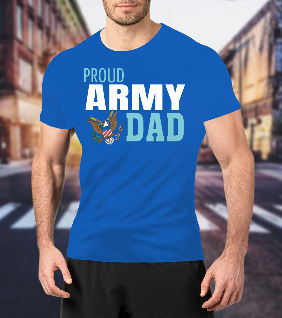 Proud Army Dad Eagle T-Shirt