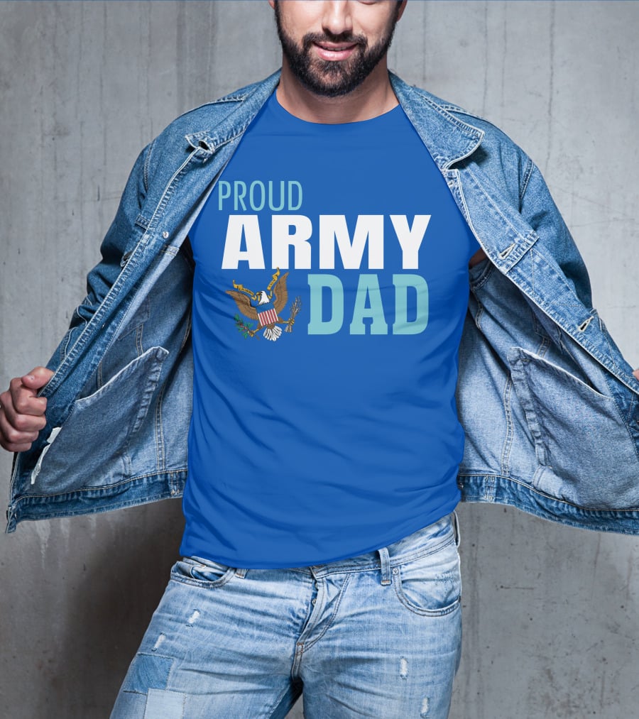 Proud Army Dad Eagle T-Shirt