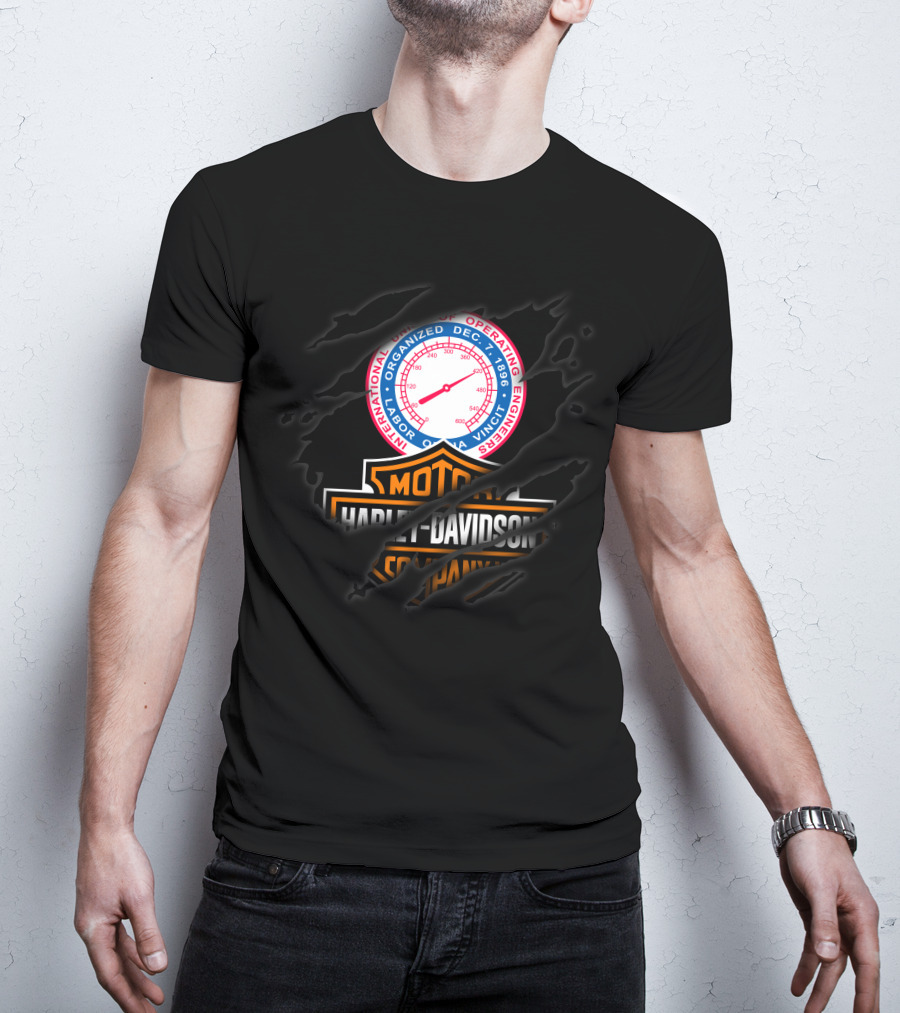Operating Engineers Local 399 Harley Davidson T-Shirt