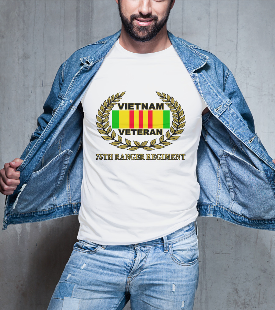 Vietnam Veteran 75Th Ranger Regiment T-Shirt