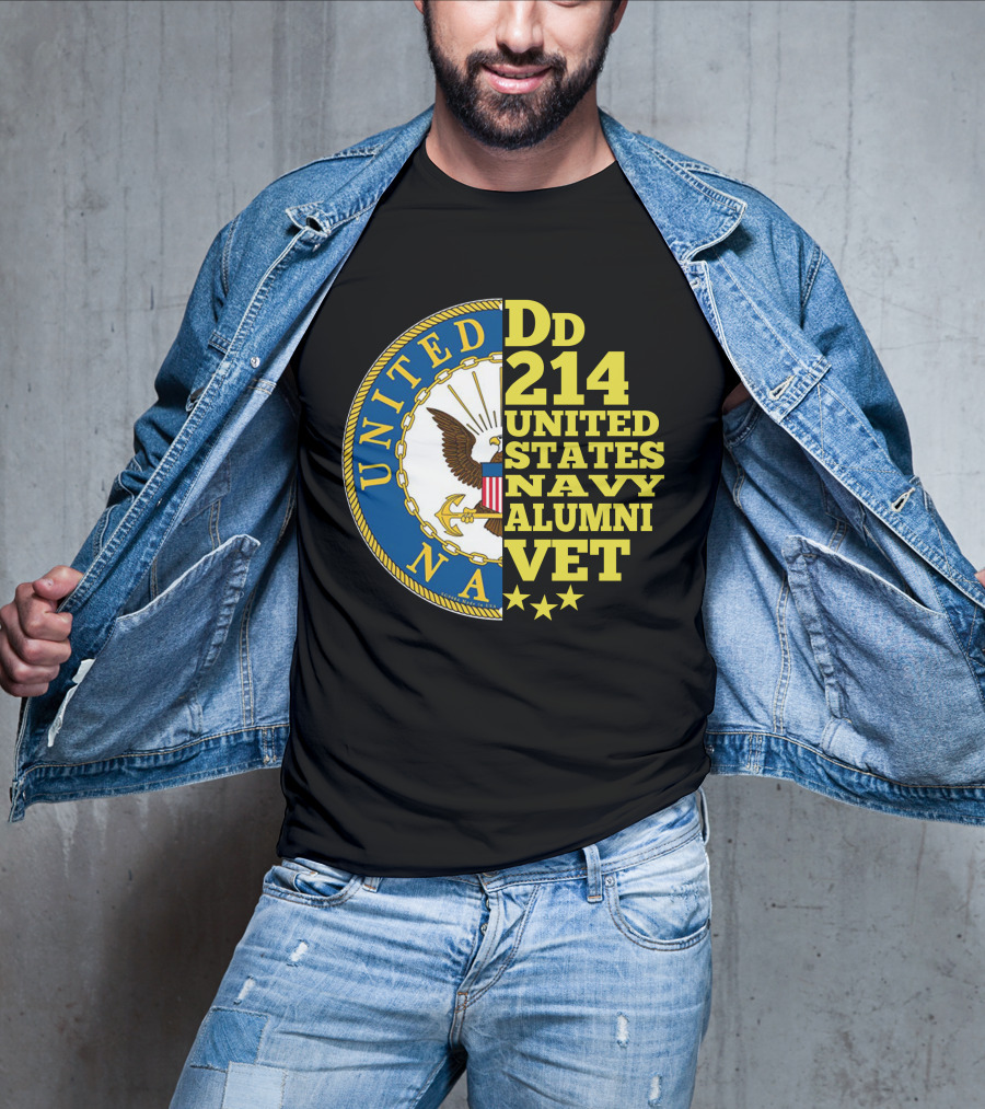 Dd 214 United States Navy Alumni Vet T-Shirt