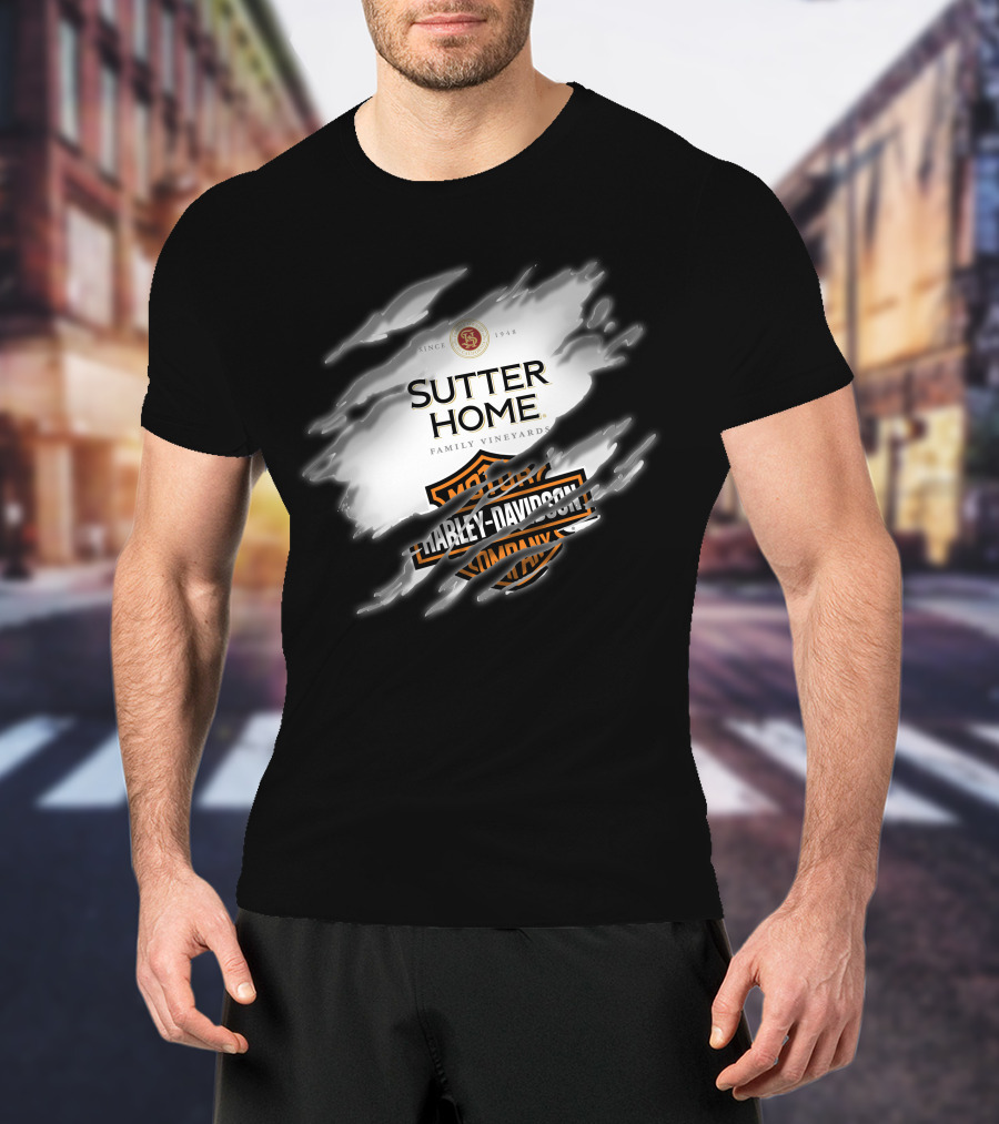 Sutter Home Vineyards Harley Davidson Since 1948 T-Shirt