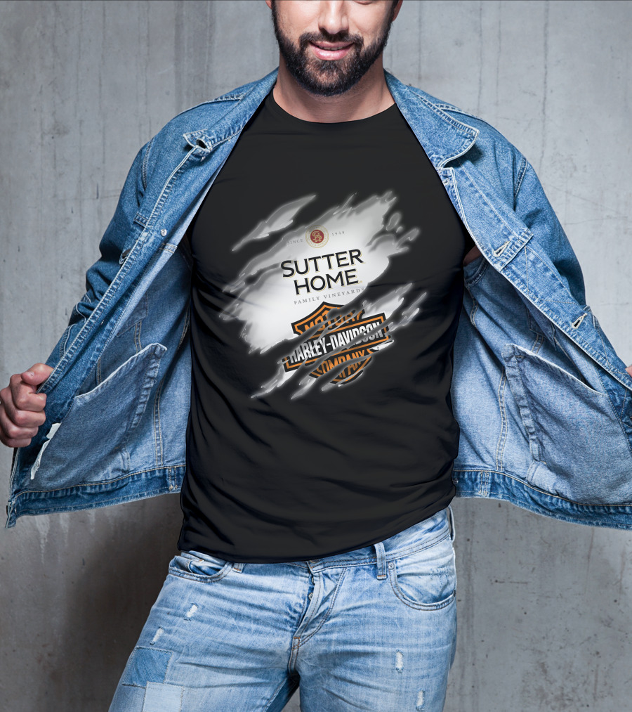 Sutter Home Vineyards Harley Davidson Since 1948 T-Shirt