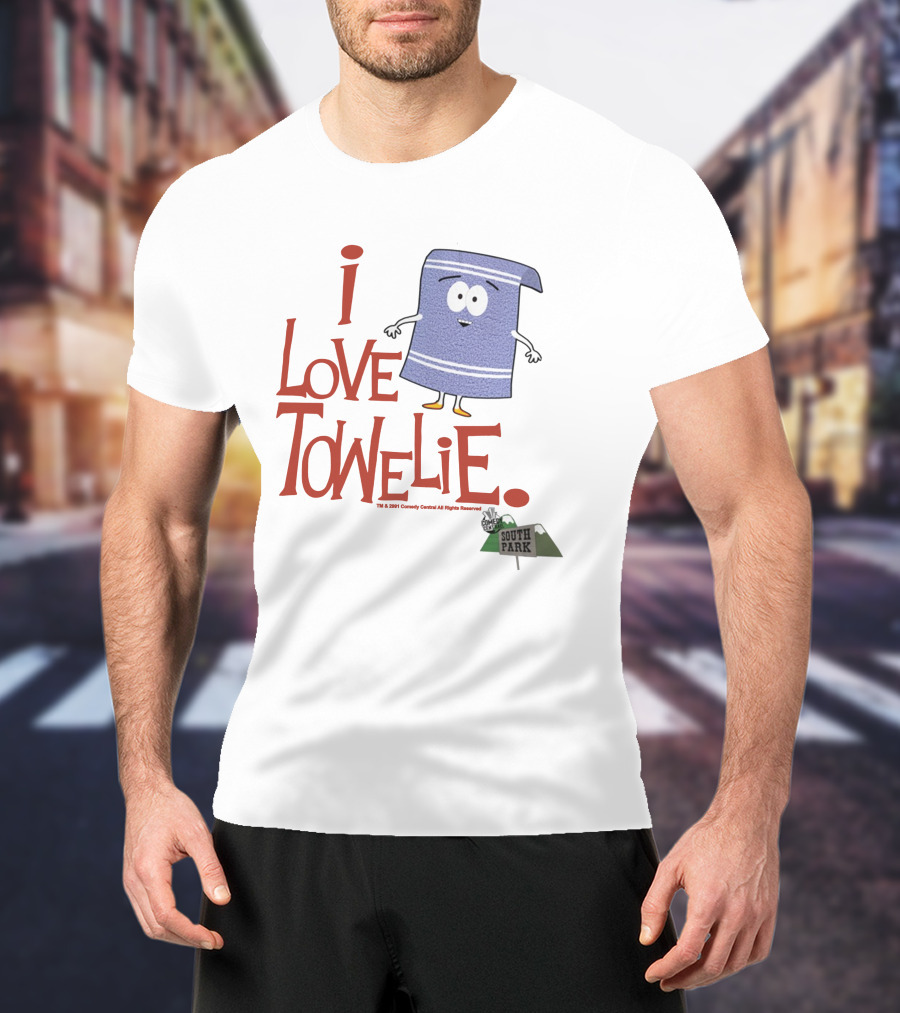 I Love Towelie South Park Official Merchandise T-Shirt
