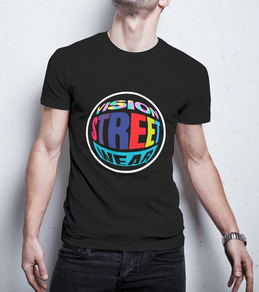 VISION STREET WEAR Multicolor T-Shirt