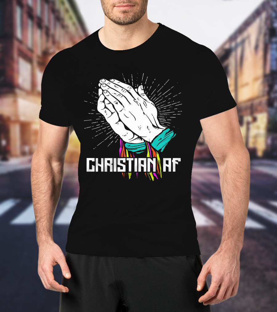 Christian AF Young Bucks Praying Hands T-Shirt