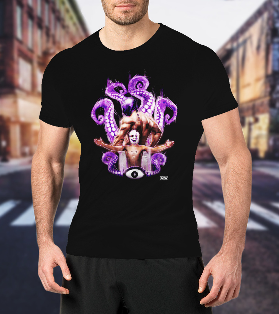 Pres10 Vance Purple Octopus And Negative 1 AEW T-Shirt