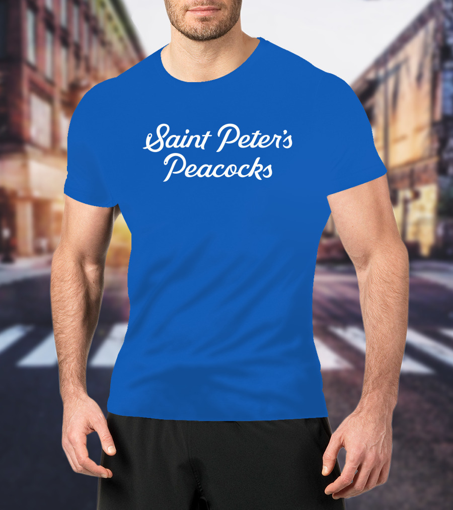 Saint Peter's Peacocks Basketball Homefield Apparel Merch T-Shirt