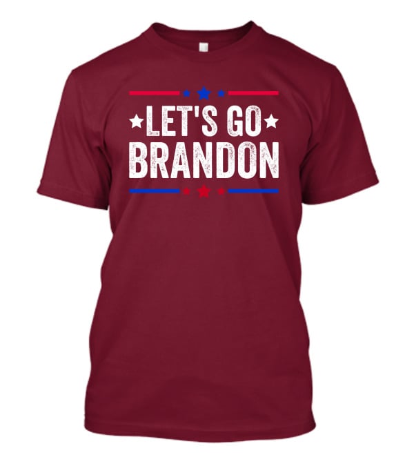Manny Machado Let's Go Brandon Stars Stripes Red Blue White T-Shirt