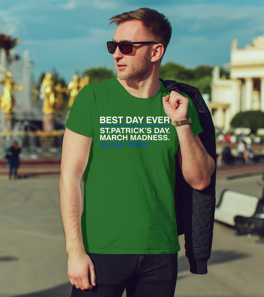 Seiya Suzuki Best Day Ever St. Patrick’s Day March Madness Sloan Park T-Shirt