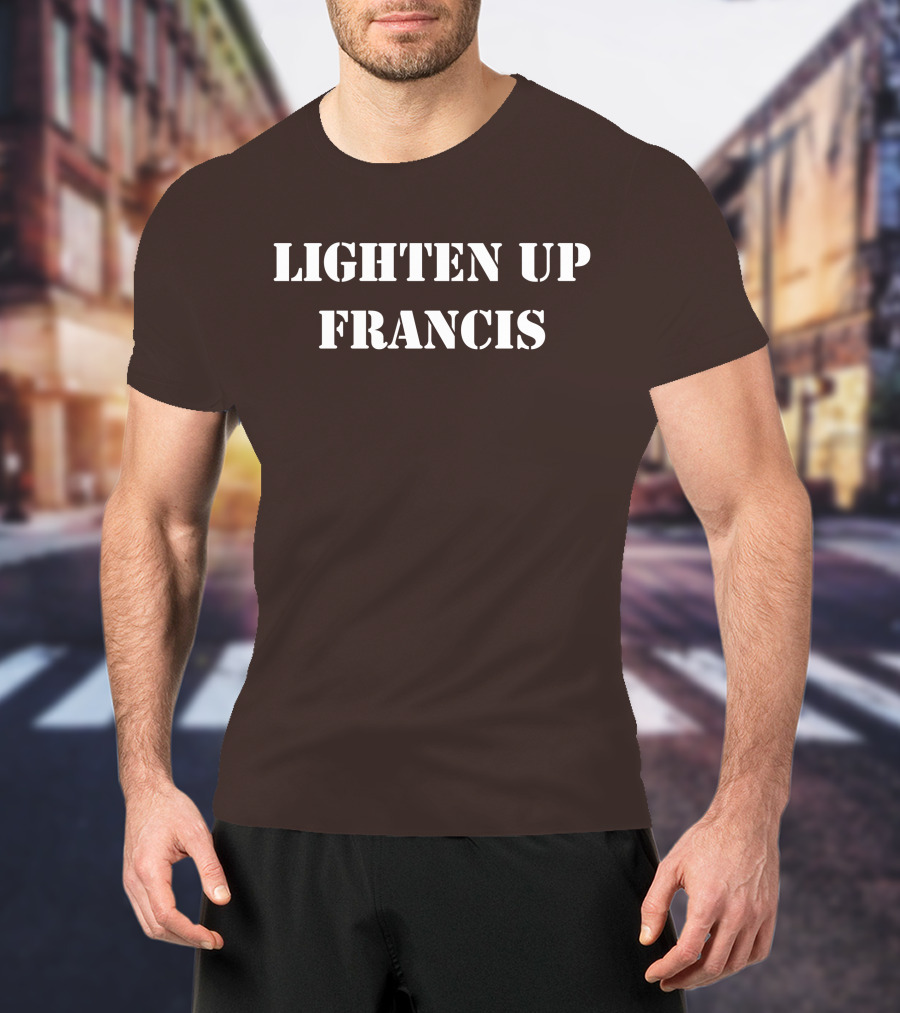 Super 70s Sports Lighten Up Francis Classic Retro Phrase T-Shirt