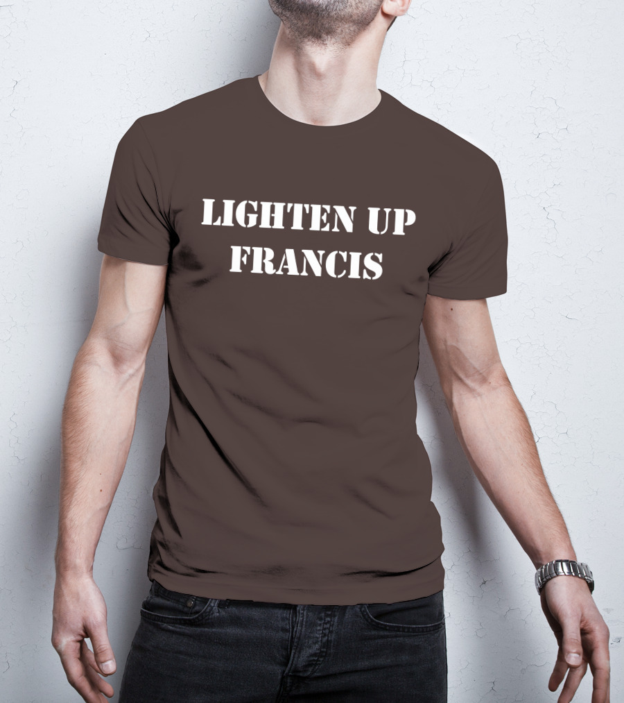 Super 70s Sports Lighten Up Francis Classic Retro Phrase T-Shirt