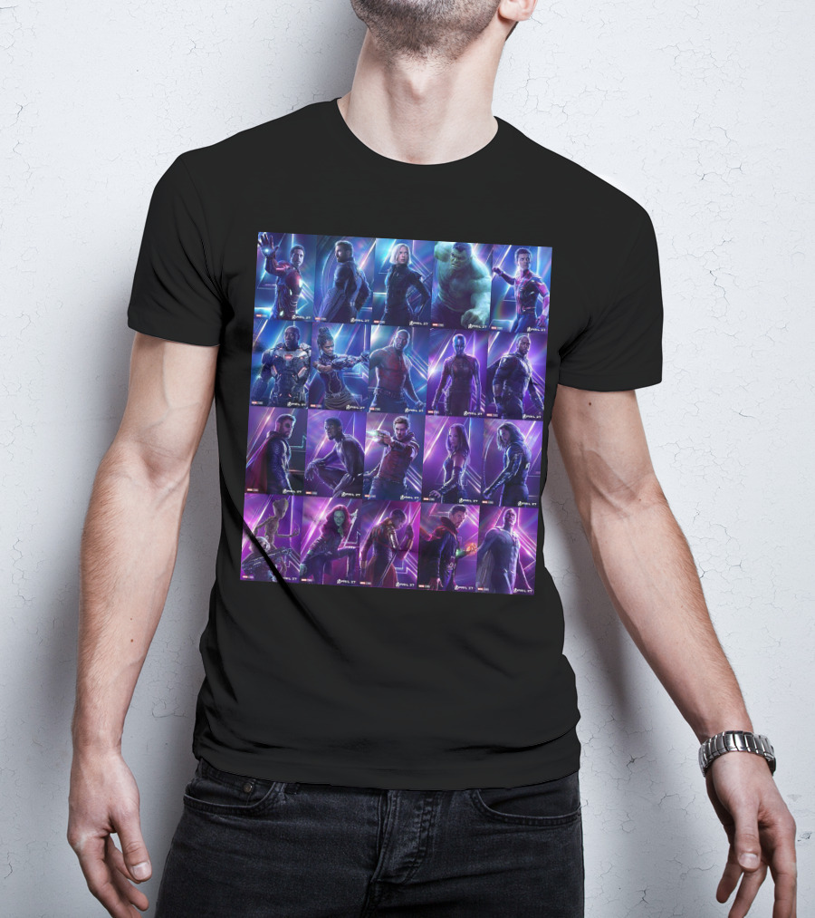 Avengers Endgame Characters Marvel Cinematic Universe T-Shirt