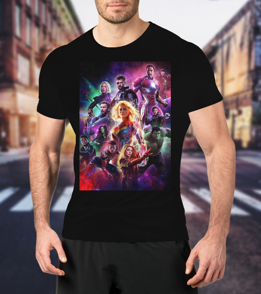 Marvel Avengers Endgame Superhero Team T-Shirt