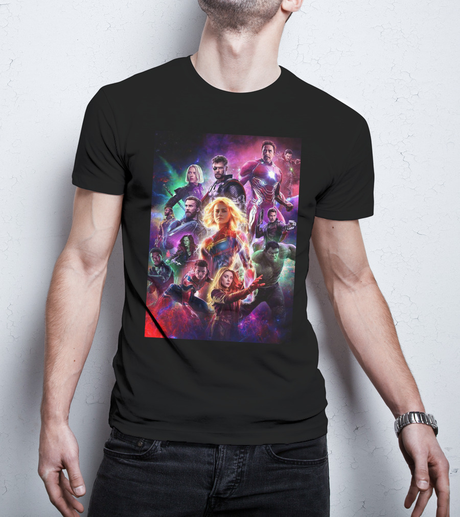 Marvel Avengers Endgame Superhero Team T-Shirt