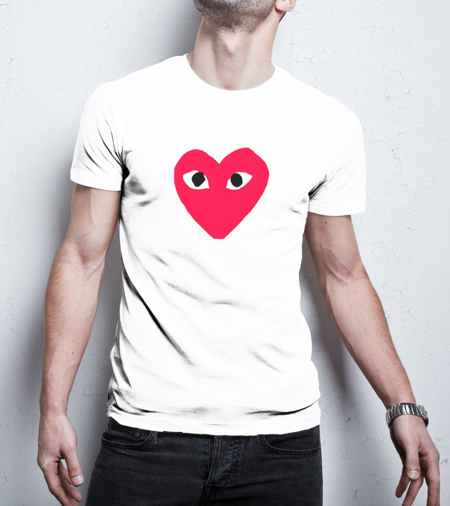 Comme Des Garçons Heart Eye Logo CDG T-Shirt
