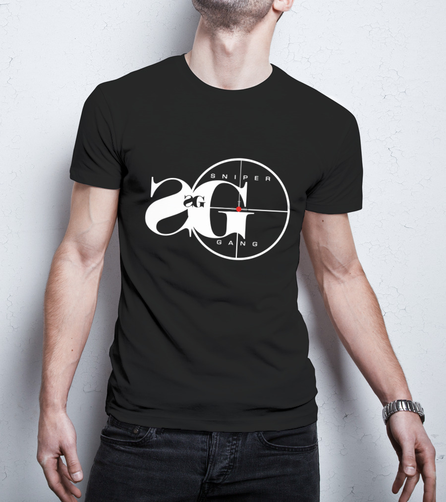 Sniper Gang Logo 2G With Crosshair T-Shirt