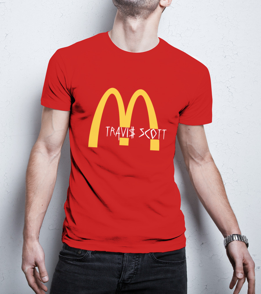 Travis Scott McDonald's Collaboration Golden Arches T-Shirt