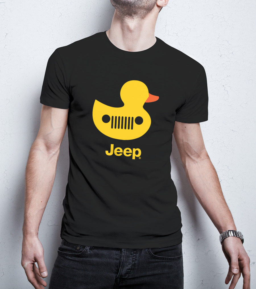 Duck Duck Jeep Rubber Duck Jeep Grill T-Shirt