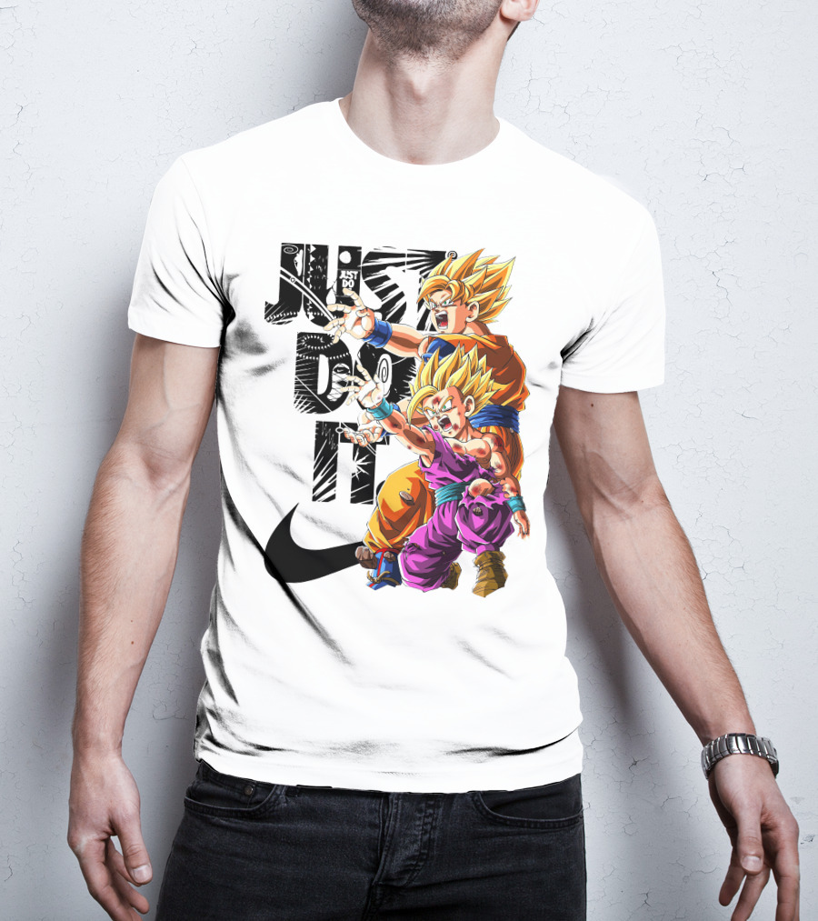 Just Do It Vintage DBZ Dragon Goku Super Saiyan T-Shirt