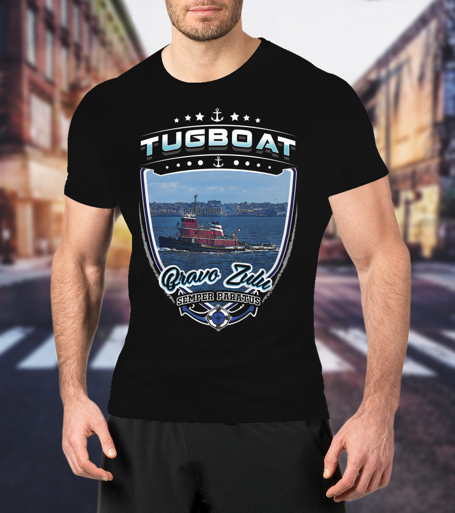 Tugboat Bravo Zulu Semper Paratus T-Shirt