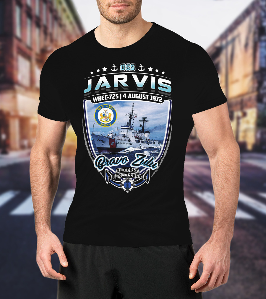 Uss Jarvis Whec-725 4 August 1972 Bravo Zulu Dedicare Ad Excellentiam T-Shirt