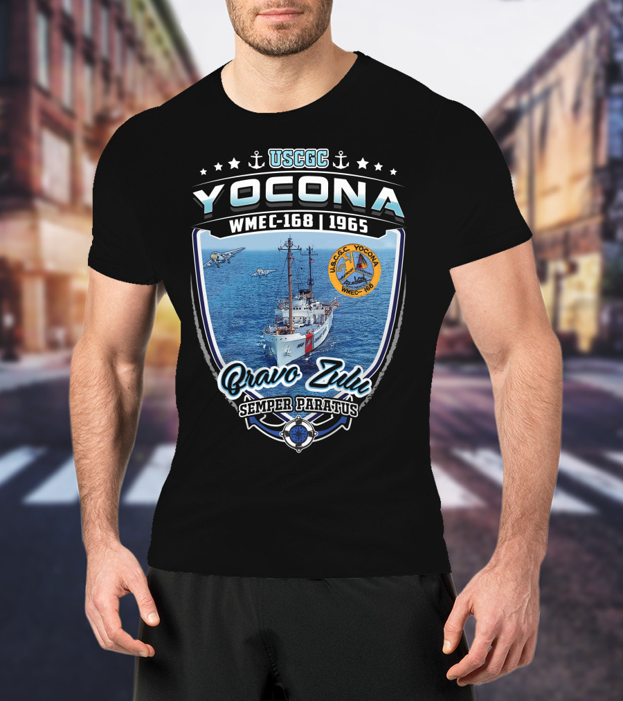 Uscgc Yocona Wmec-168 1965 Bravo Zulu Semper Paratus T-Shirt