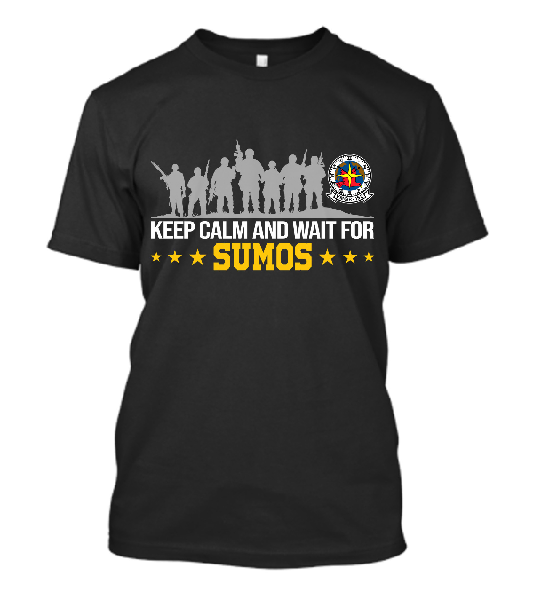 Keep Calm And Wait For Sumos Vmgr 152 T-Shirt