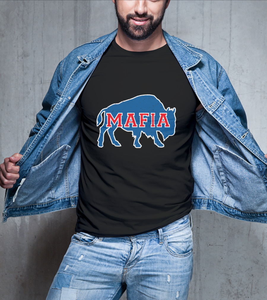 Buffalo Bills Mafia Vintage Buffalo Sports Fan Football T-Shirt