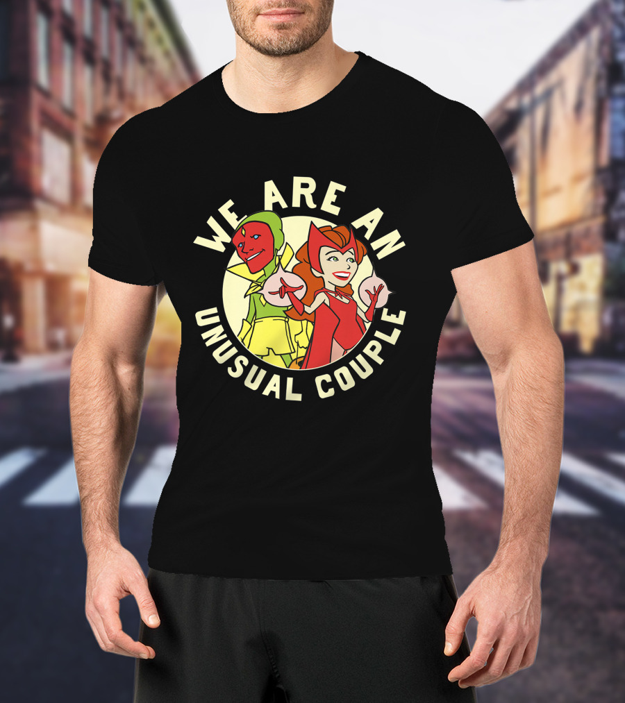 Marvel WandaVision We Are An Unusual Couple Halloween T-Shirt