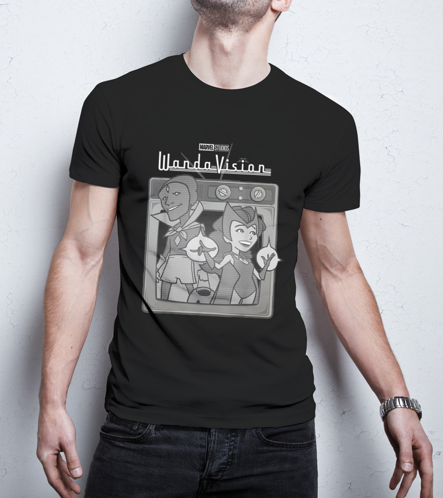 Marvel Studios WandaVision Cartoon TV T-Shirt