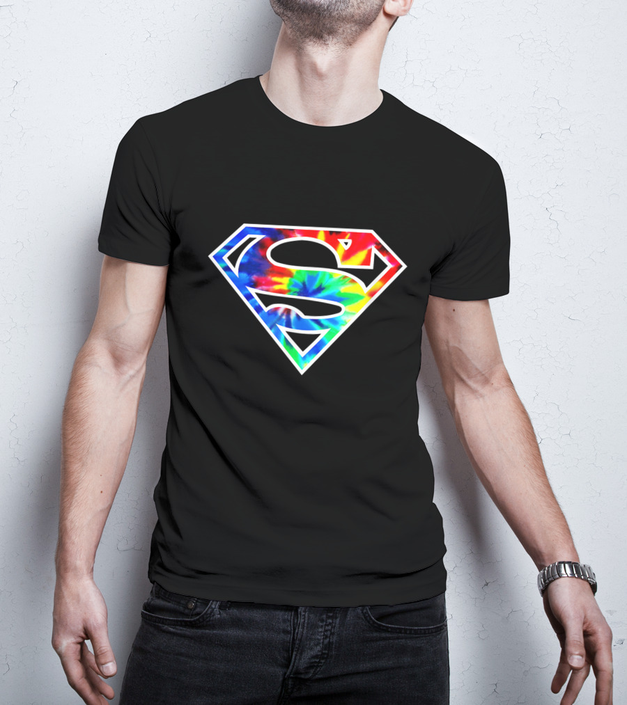 Superman S Tie Dye Emblem T-Shirt