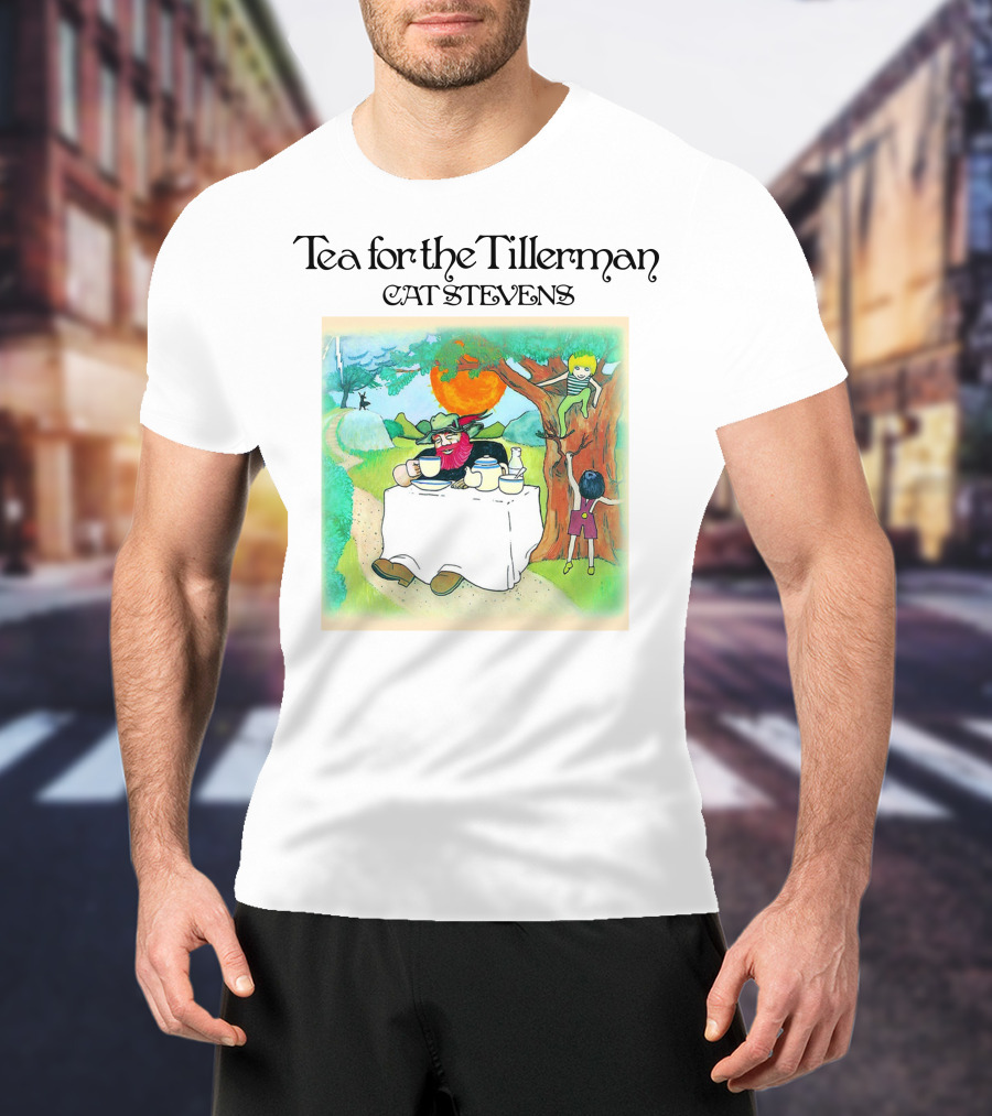Tea For The Tillerman Cat Stevens Music Legend Men's White T-Shirt