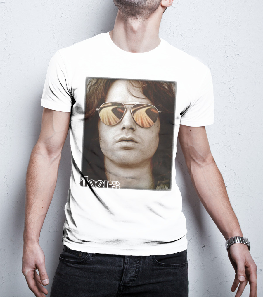 The Doors Jim Morrison Aviators Reflection Rock Legend T-Shirt
