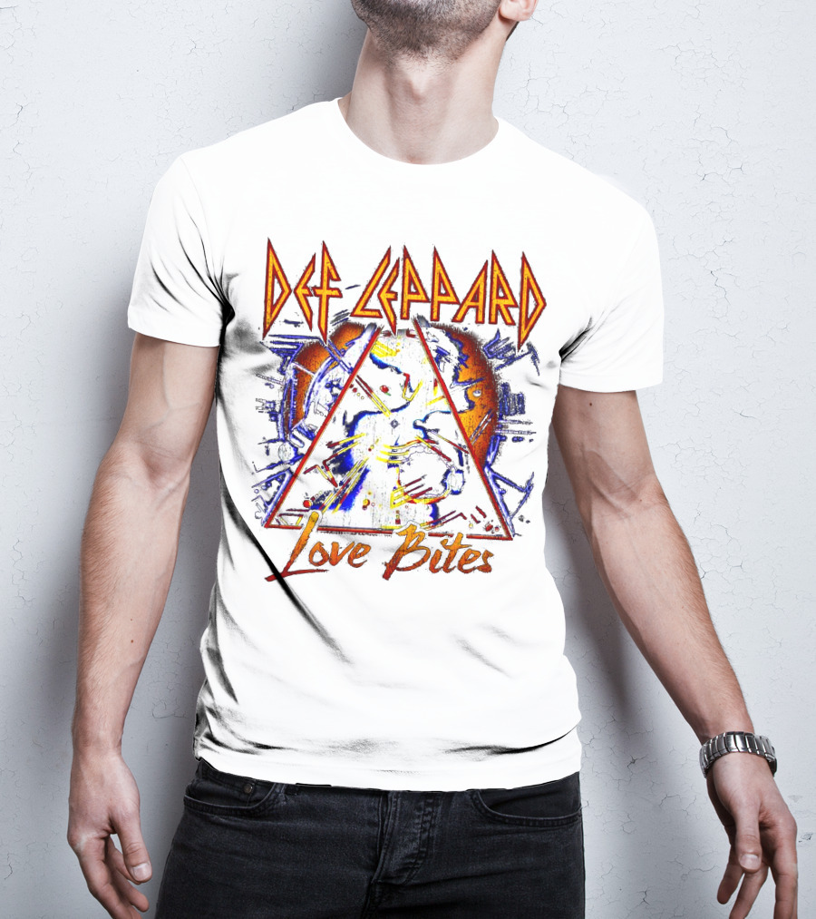 Def Leppard Love Bites Triangle T-Shirt