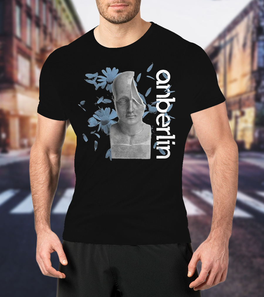 Anberlin Blue Floral Bust T-Shirt