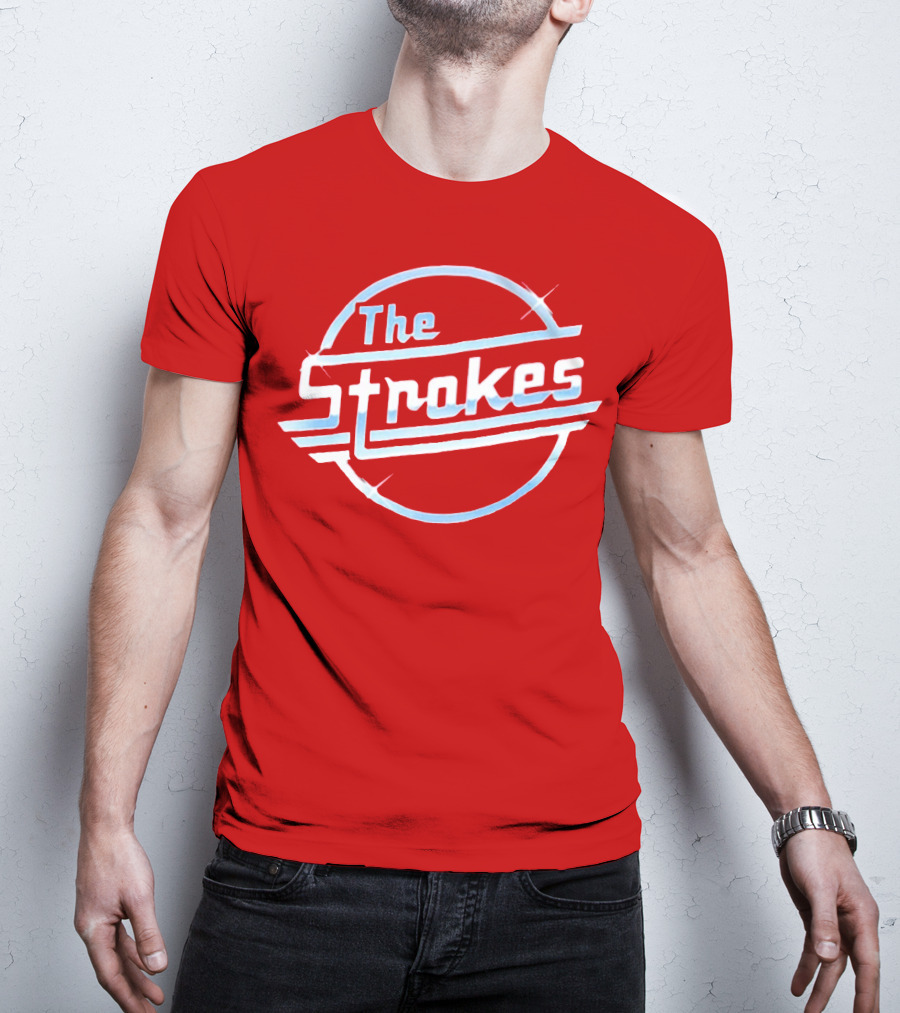 The Strokes Retro Logo Merch T-Shirt