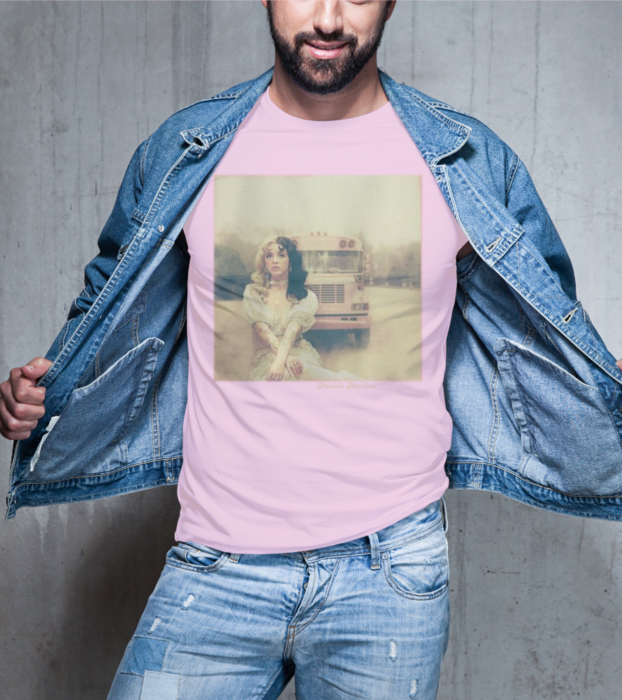 Melanie Martinez Vintage Bus Pastel Pink T-Shirt