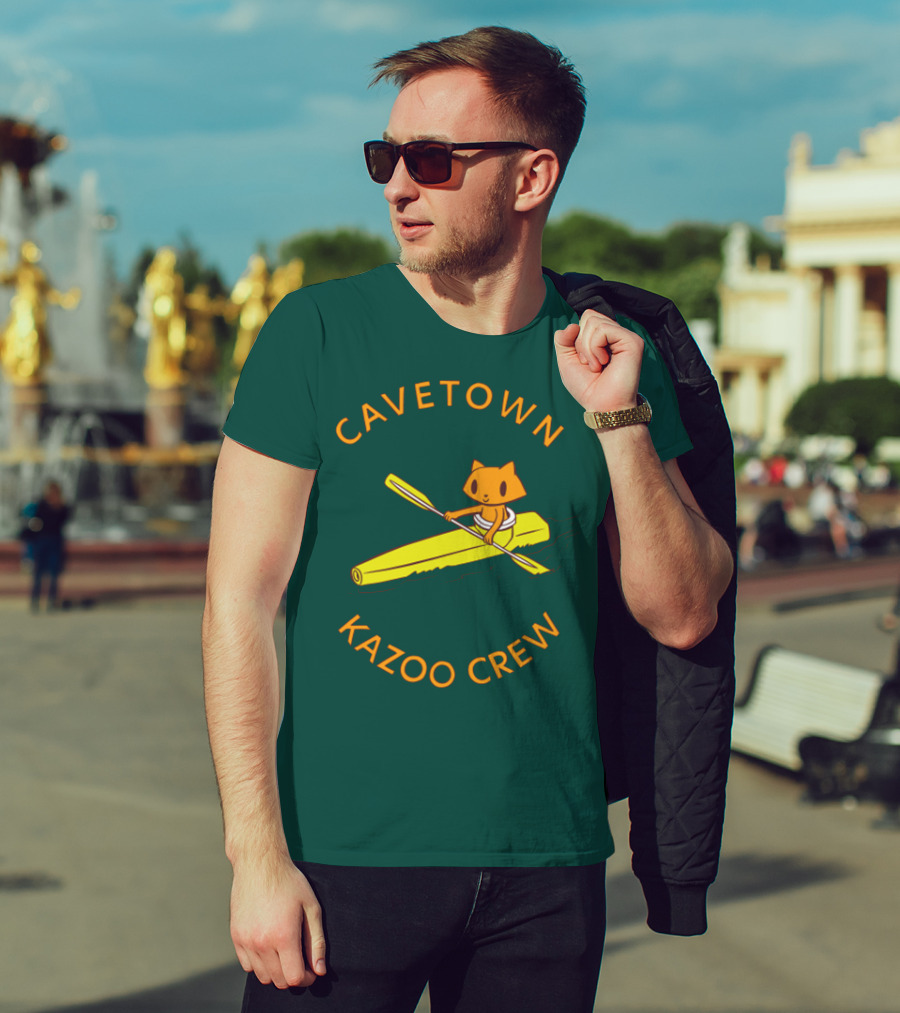 Cavetown Kazoo Crew Cat In Canoe T-Shirt