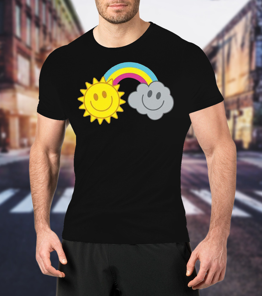 Mcfly Smiling Sun Cloud Rainbow T-Shirt