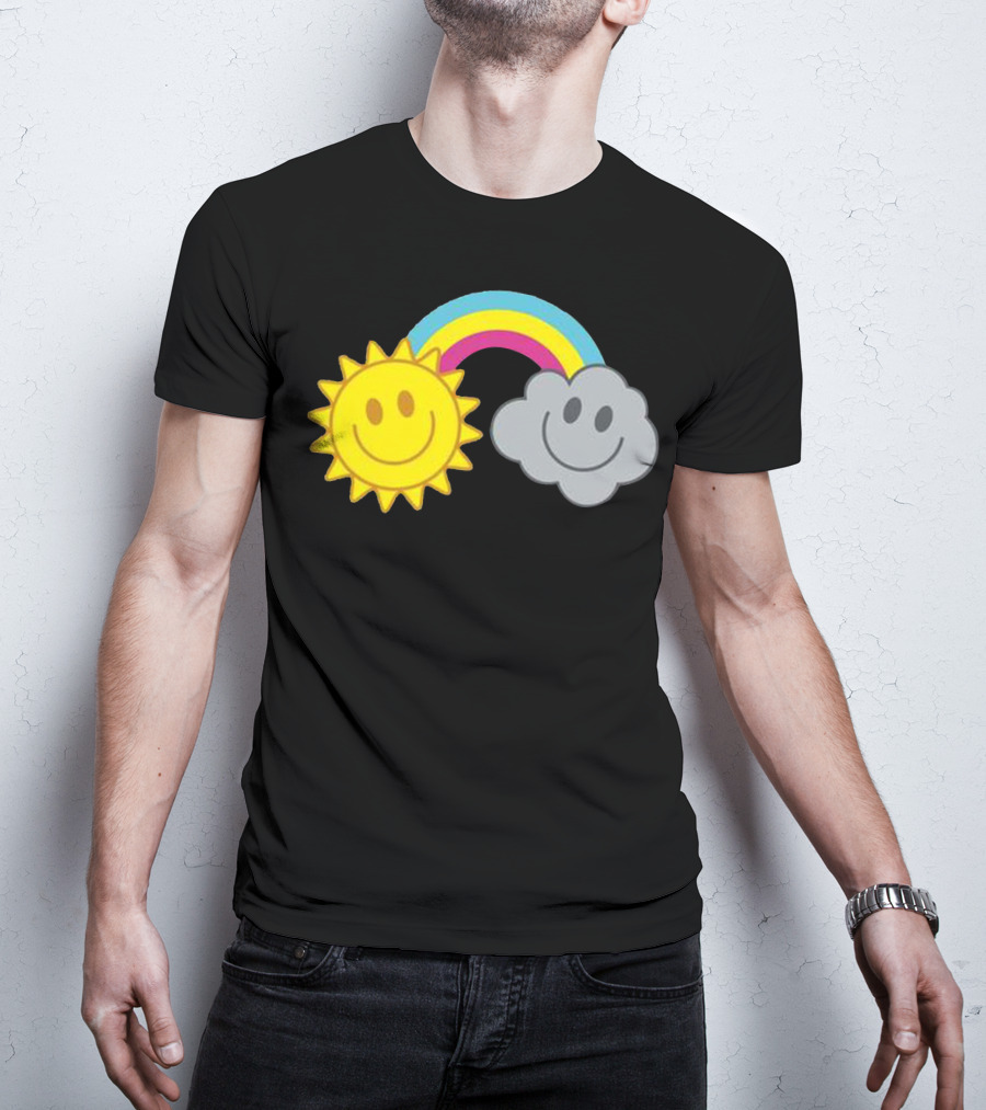 Mcfly Smiling Sun Cloud Rainbow T-Shirt